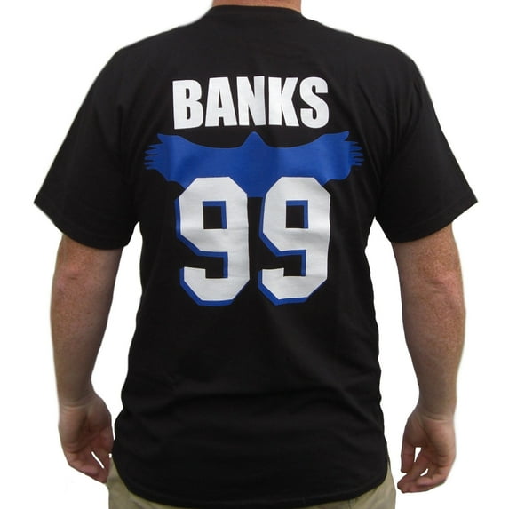 Hawks Adam Banks #99 Jersey T-Shirt Mighty Ducks Movie
