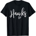 thumbnail image 1 of Hawks High School Hawks Sports Team Women's Hawks T-Shirt, 1 of 5