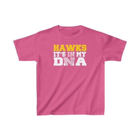 Hawks it's my DNA for women's basketball fans gift Kids Heavy Cotton Tee