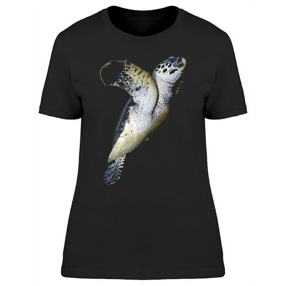 Hawksbill Turtle, Floating  T-Shirt Women -Image by Shutterstock, Female Small