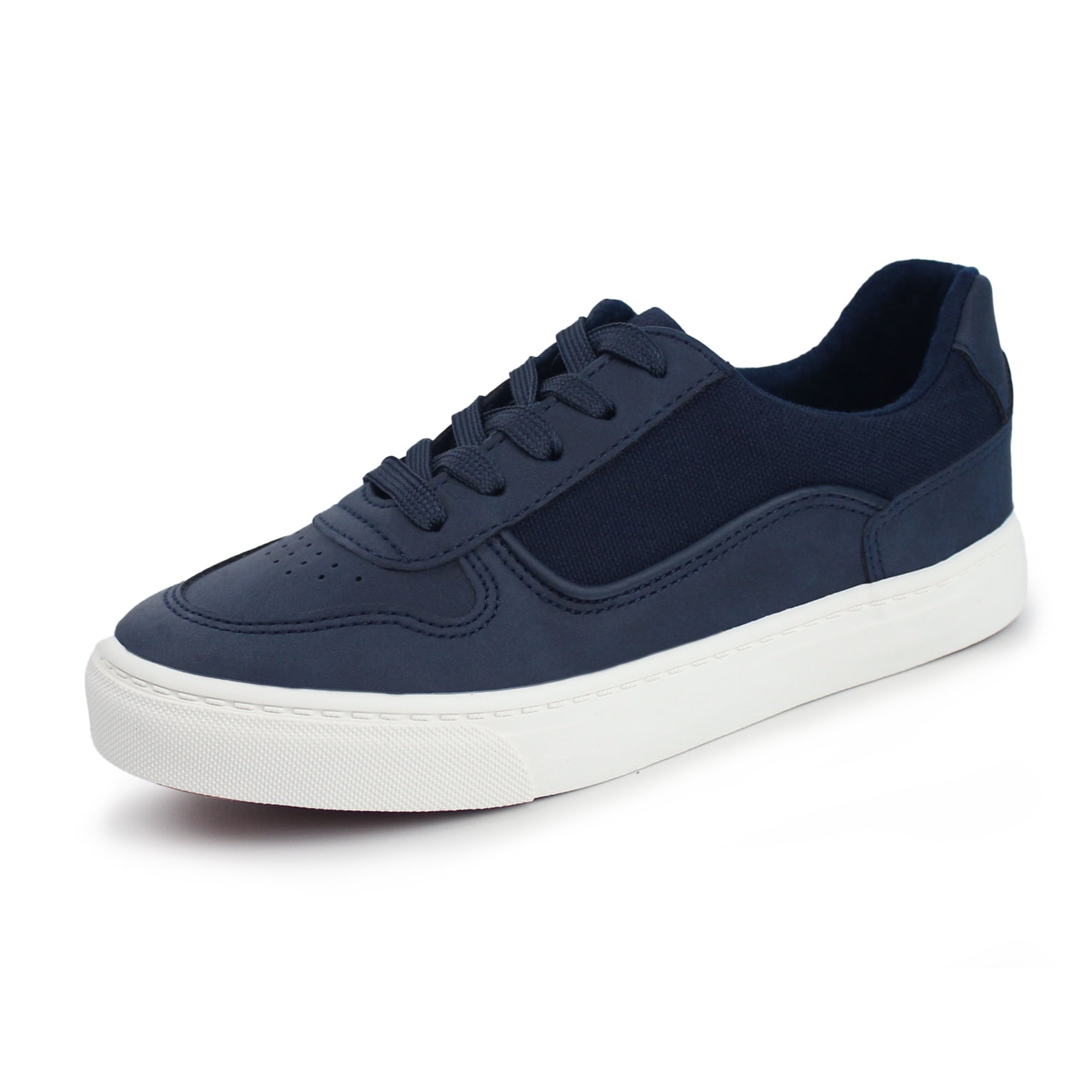 Podowell Kids' Low-Top Sneakers - Black Wide Fit, Machine Washable, Anti-Skid Sole (Size 5 Wide Big) - View #3