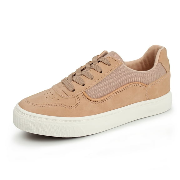 Hawkwell Kids' Boys Girls Lightweight Fashion Sneakers Low Top Casual School Walking Shoes,Tan,11 M US