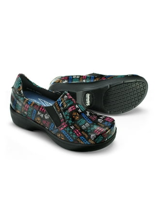 Black nursing shoes walmart online