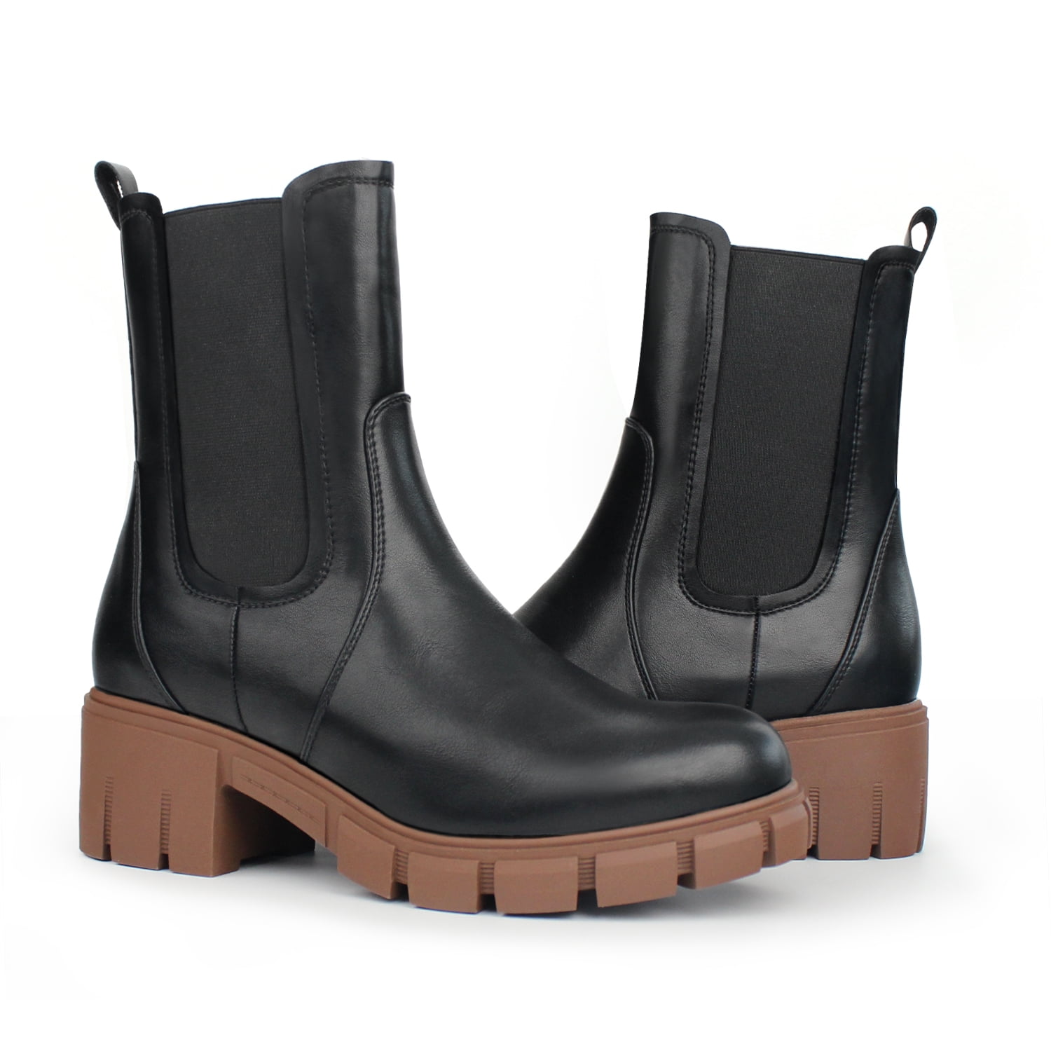 Black Chelsea Boots Plateau Damen Hawkwell Women's Platform