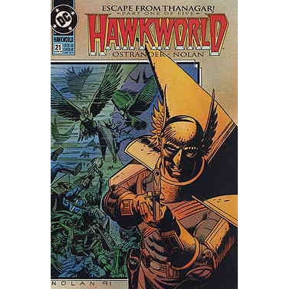 Hawkworld #21 VF ; DC Comic Book