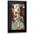 thumbnail image 1 of Hawley, Carolyne 11x18 Black Modern Framed Museum Art Print Titled - Hef n Her, 1 of 5
