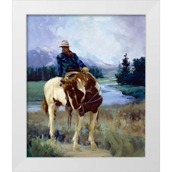 Hawley, Carolyne 15x17 White Modern Wood Framed Museum Art Print Titled - Cold Weather Friends