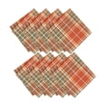 thumbnail image 1 of Elrene Home Fashions Hawley Plaid Harvest Napkins, Set of 8, Multicolor, 17" x 17", 1 of 4