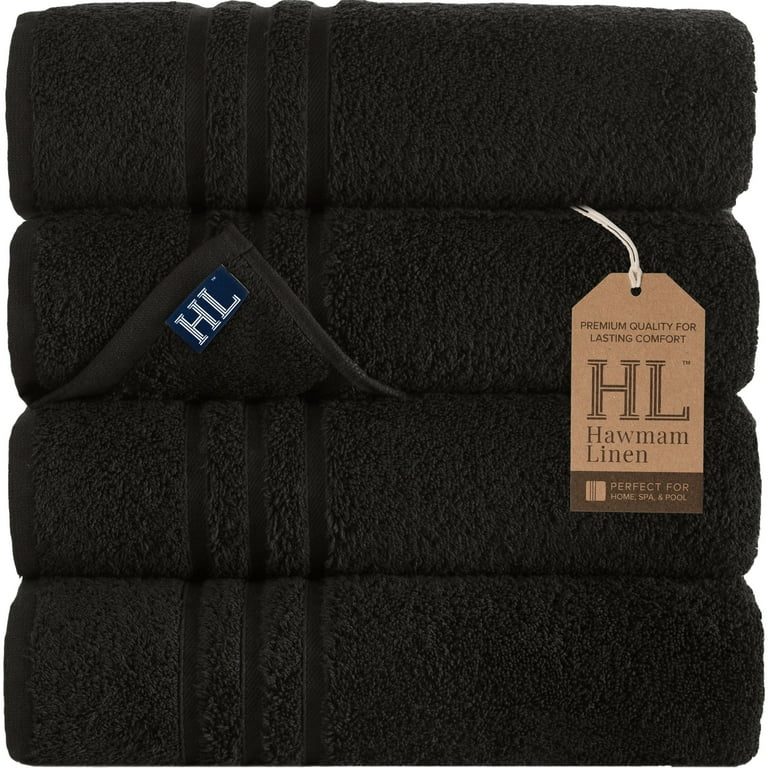 Large black towels shop