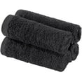 thumbnail image 1 of Hawmam Linen Black Wash Cloths for Your Face And Body – Pack of 4 Luxury Turkish Cotton Face Cloths for Washing Face, 1 of 5