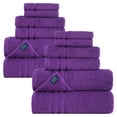 thumbnail image 1 of Hawmam Linen Lilac Purple 12-Piece Bathroom Set - 100% Turkish Cotton, 4 Bath Towels, 4 Hand Towels, 4 Washcloths, High Absorbent, Quick Dry, Low Lint - Bathroom Accessories, Dorm Room Essentials, 1 of 7