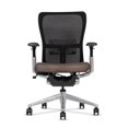 thumbnail image 1 of Restored Haworth Zody Chair - Advanced Dual Lumbar System with Individual Side Adjustment, Pelvic Support, 4D Armrests & Waterfall-Edge Seat 12‑Year Warranty - Brown (Refurbished), 1 of 8