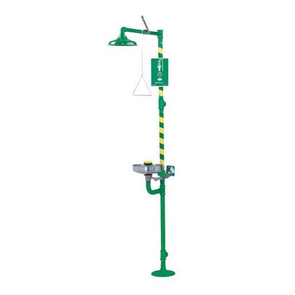 Haws 8300Crp-8309Crp Corrosion-Resistant, Coated Combination Shower & Eye/Face Wash -