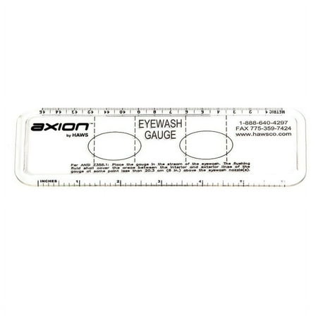 Haws 9015 Accessory Gauge Eye Wash - Plastic