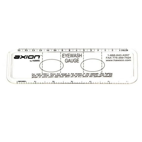 Haws 9015 Accessory Gauge Eye Wash - Plastic