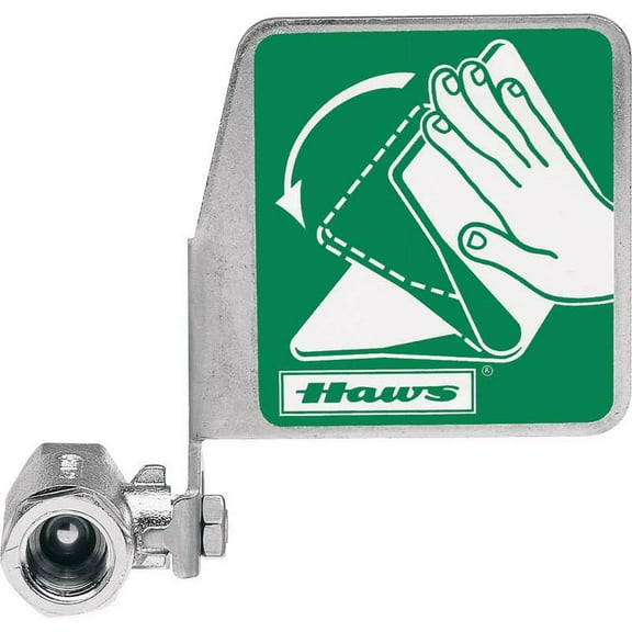 Ball Valve, Chrome Plated Brass, Stainless Steel, Silver, For Use With, Eyewash