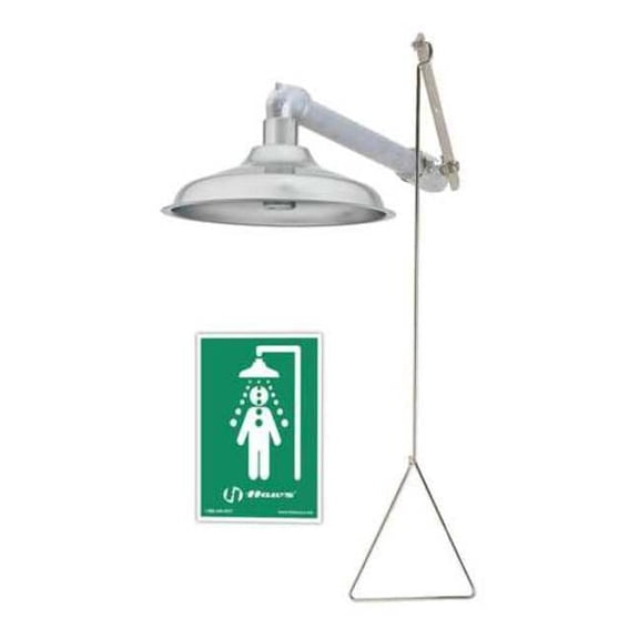 Haws Emergency Shower,Horiz/Vert,20 gpm 8123