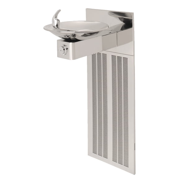 Haws H1001.8Hps 8 Gph Wall Mounted High Polish Stainless Steel Drinking Fountain -
