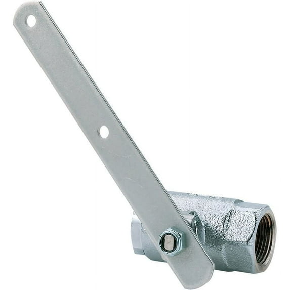 Haws Stay-Open Ball Valve, Chrome-Pated Brass SP260