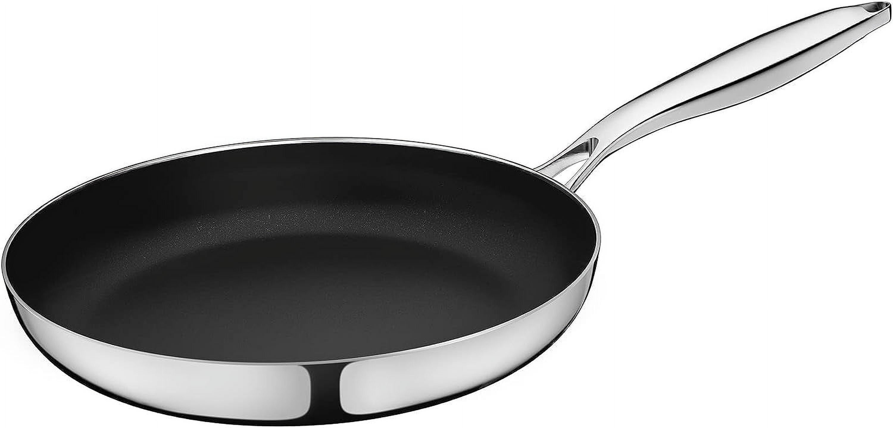 Hawsaiy 28cm Frying Pan with Durable Coating, Ovenproof Stainless Steel Handle, Dishwasher Safe