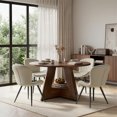 thumbnail image 1 of Hawsaiy 5 Piece Round Dining Table Set for 4, 47.3" Kitchen Dining Table with Storage Shelf & 4 Upholstered Dining Chairs, Modern Dining Room Furniture Set with Metal Legs, 1 of 11
