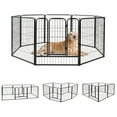 thumbnail image 1 of Hawsaiy 8 Panels 39.37" Height Dog Playpen, Foldable Pet Fence for Small to Large Dogs, Puppies & Small Animals, Indoor & Outdoor Use, 1 of 6