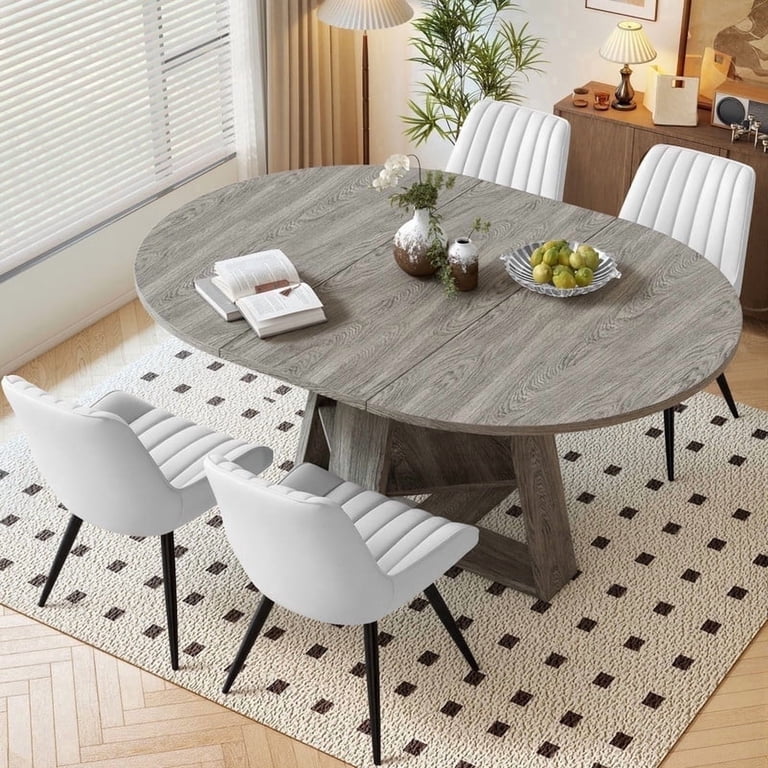 room table set round dining table hidden chairs