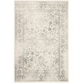 thumbnail image 1 of Hawthorne Collection 2'6" X 10' Power Loomed Rug in Ivory and Silver, 1 of 3