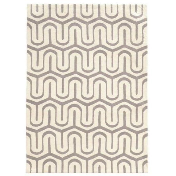 Hawthorne Collection 2' x 3' Hand Tufted Rug in Gray