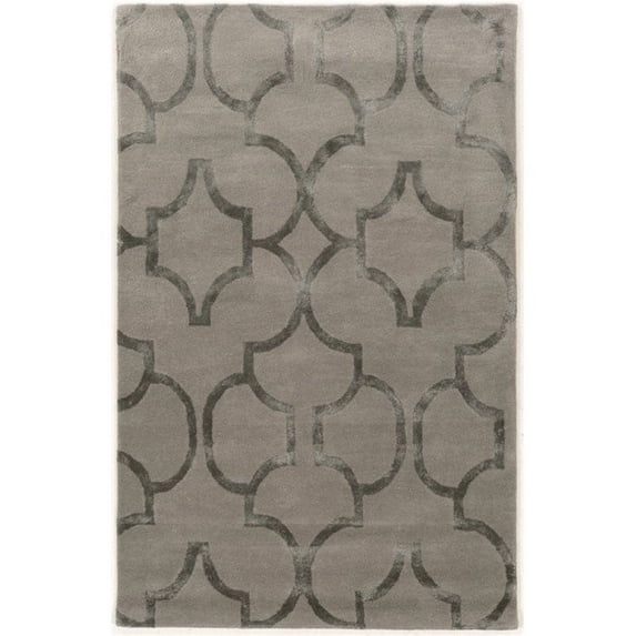 Hawthorne Collection 2' x 3' Hand Tufted Rug in Slate and Slate
