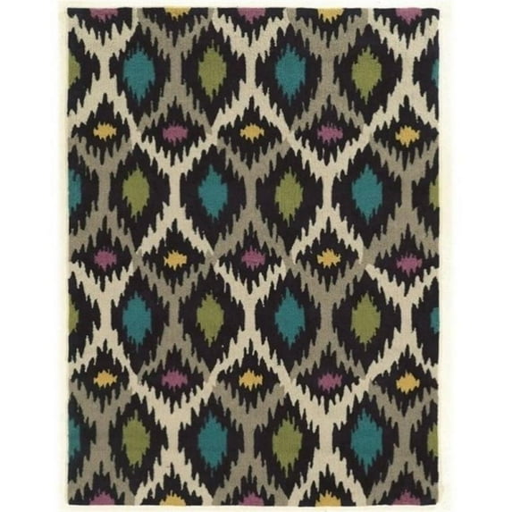 Hawthorne Collection 5' x 7' Hand Tufted Rug in Gray