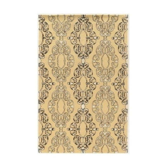 Hawthorne Collection 5' x 8' Hand Tufted Rug in Cream and Blue