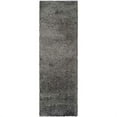 thumbnail image 1 of Hawthorne Collection Dark Grey Shag Rug - Runner 2'3" x 5', 1 of 1