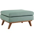 thumbnail image 1 of Hawthorne Collection Fabric Ottoman in Laguna, 1 of 2