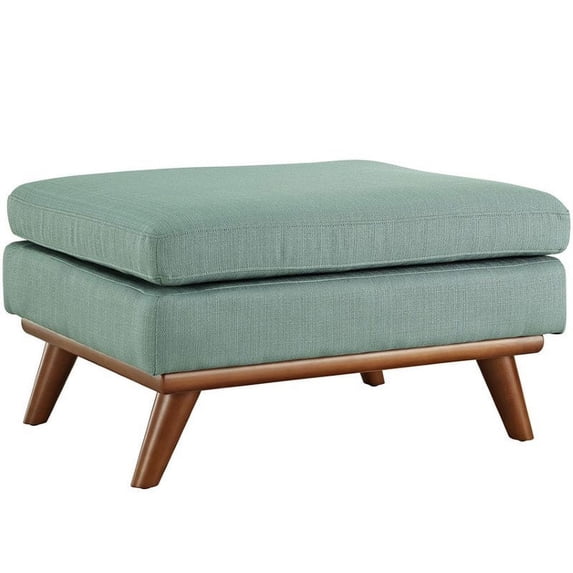 Hawthorne Collection Fabric Ottoman in Laguna