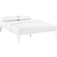 thumbnail image 1 of Hawthorne Collection Full Platform Bed in White, 1 of 5