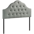 thumbnail image 1 of Hawthorne Collection King Tufted Panel Headboard in Gray, 1 of 4