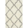 thumbnail image 1 of Hawthorne Collection Modern White Ivory Shag Rug, 1 of 1