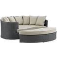 thumbnail image 1 of Hawthorne Collection Patio Daybed in Antique Canvas Beige, 1 of 4