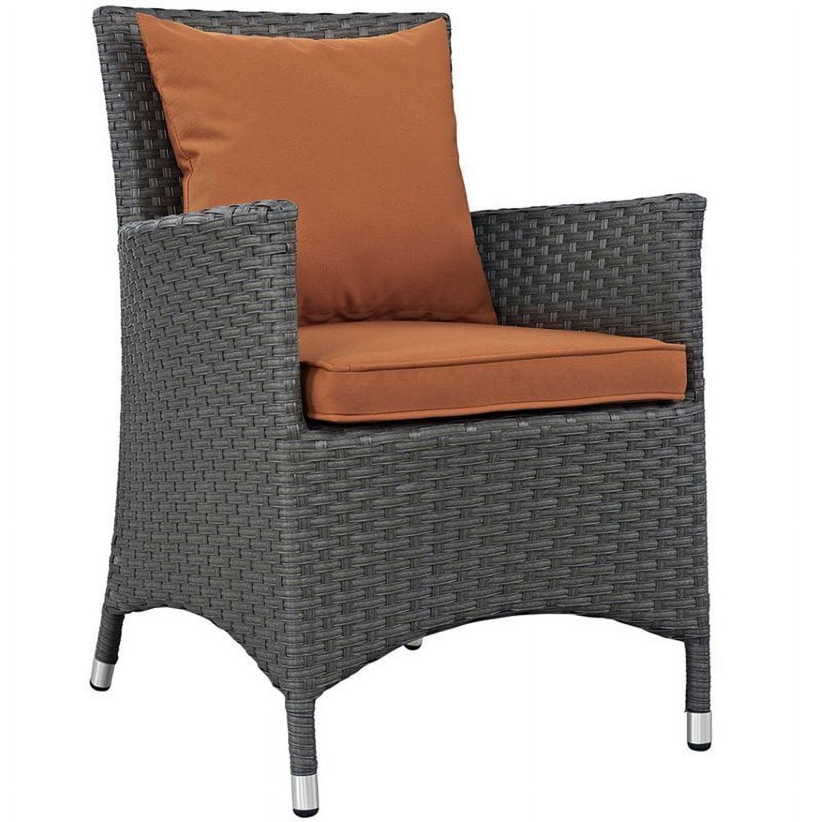 Hawthorne Collection Patio Dining Arm Chair in Canvas Tuscan - image 1 of 1