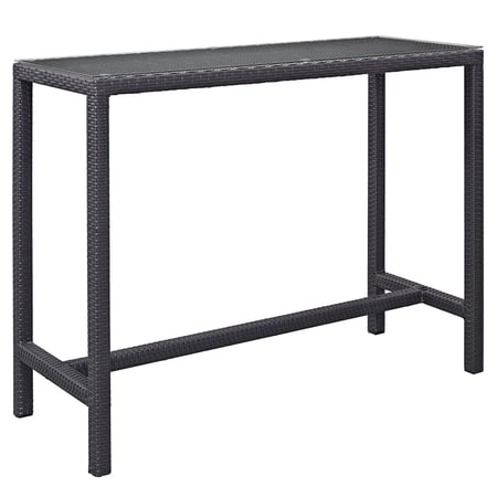 Hawthorne Collection Patio Pub Table in Espresso