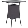 thumbnail image 1 of Hawthorne Collection Square Patio Pub Table in Espresso, 1 of 2