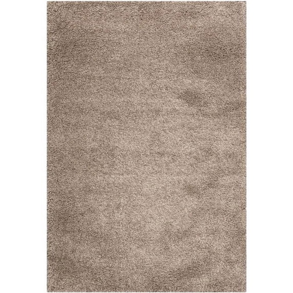 Hawthorne Collection Taupe Shag Rug - Runner 2'3" x 5'