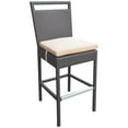 thumbnail image 1 of Hawthorne Collections 29" Patio Bar Stool in Brown and Beige, 1 of 9
