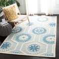 thumbnail image 1 of Hawthorne Collections 8' X 10' Hand Tufted Wool Rug in Blue and Ivory, 1 of 6