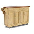thumbnail image 1 of Hawthorne Collections Asian Hardwoods Kitchen Cart in Natural/Oak, 1 of 7