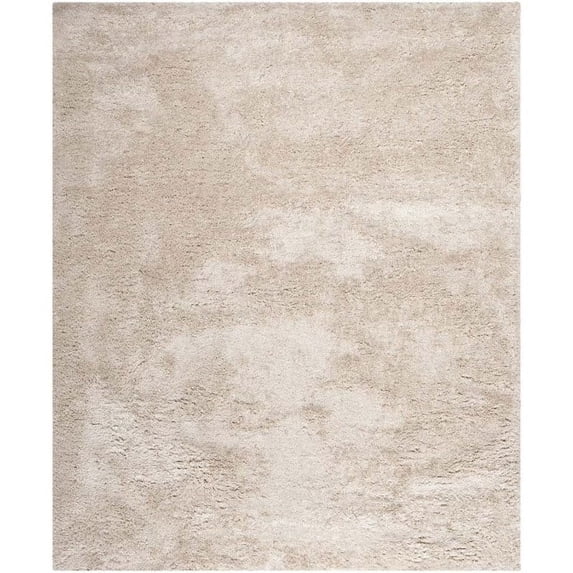 Hawthorne Collections Champagne Shag Rug - 8' x 10'