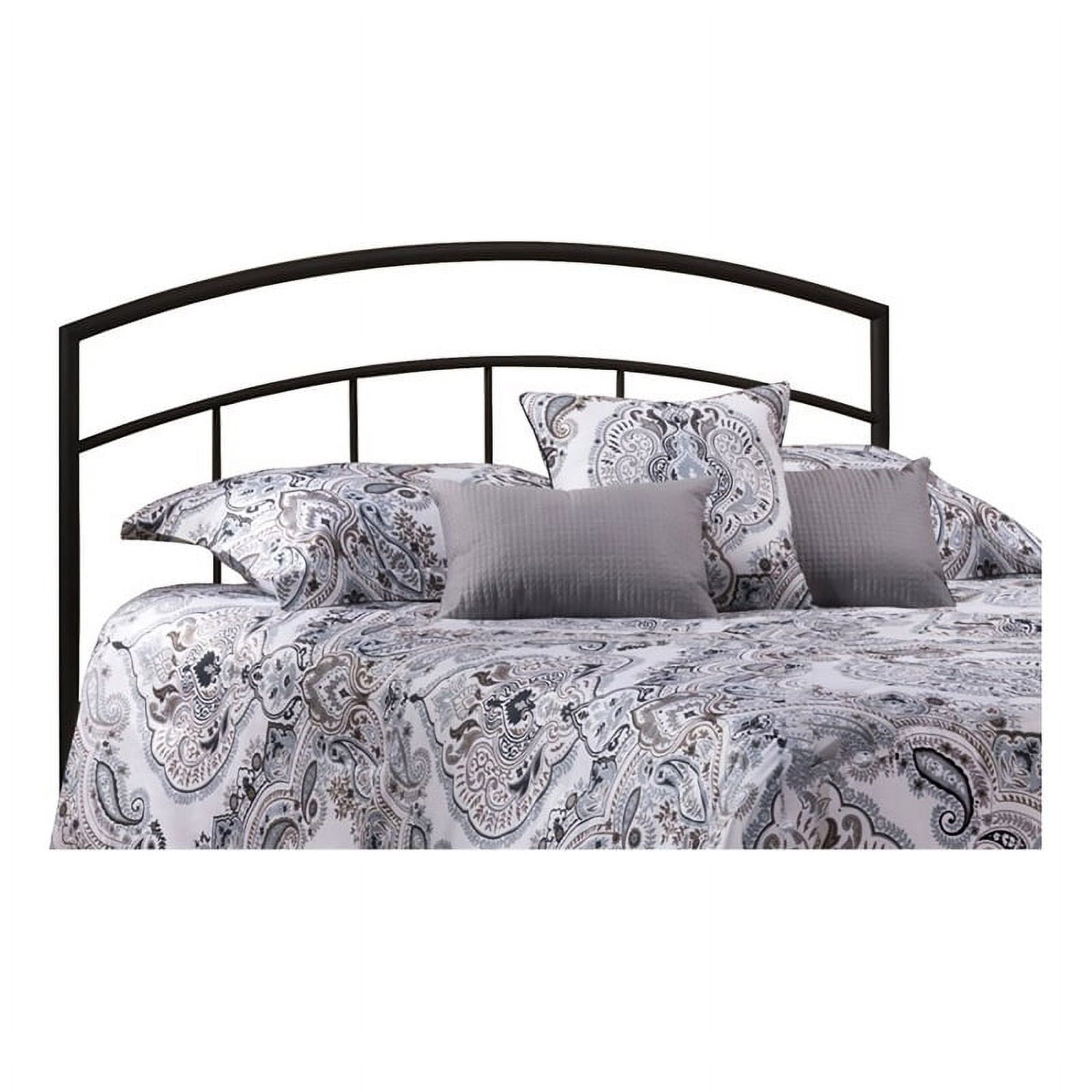 Hawthorne Collections Metal Full/Queen Spindle Headboard in Black