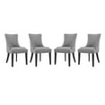 thumbnail image 1 of Hawthorne Collections Fabric Light Gray Dining Chair Set of 4, 1 of 4