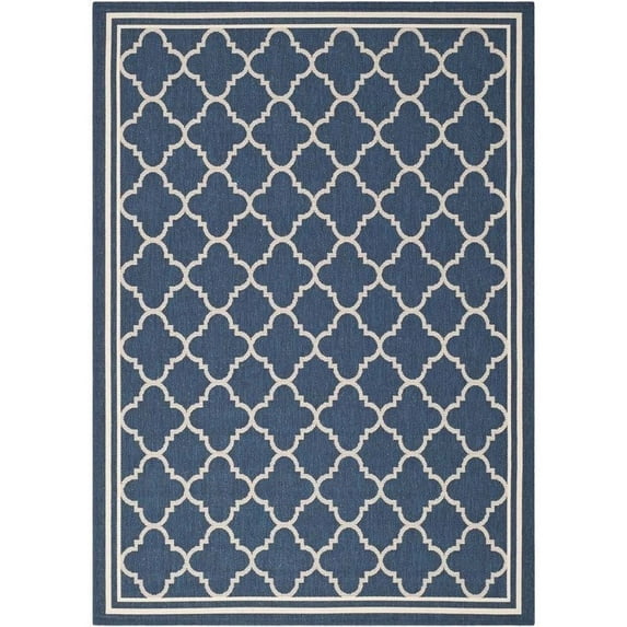 Hawthorne Collections Navy Indoor Outdoor Rug - 9' x 12'